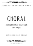 J.S. Bach - Choral (from Christmas Oratorio) in G Major - Intermediate mini preview