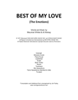 Best Of My Love