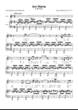 Ave Maria (Schubert) in Bb Major for Piano and Voice (Lyrics in Latin)
