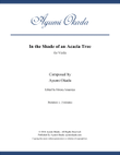 In the Shade of an Acacia Tree for Violin