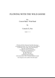FLOWING WITH THE WILD GOOSE