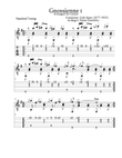 Gnossienne No. 1 (Tablature + Sheet Music)