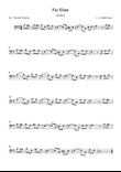 Fur Elise - Beethoven - Cello Solo in Em