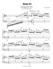Etude in Arpeggiated 4ths for Solo Piano