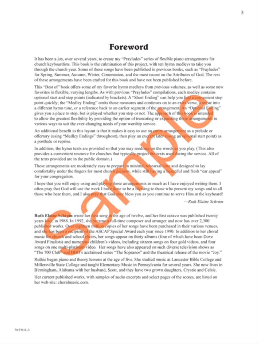 The Best of Prayludes The Best of Prayludes Piano Solo scores gallery preview page 3