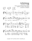 Arirang (Korean Folk Song)