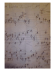 Partita I, Handwritten Score