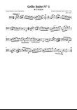 Cello Suite No 1 in G major - Menuet I - Bach