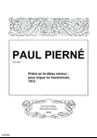 Priere en fa diese mineur