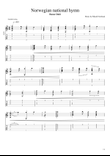 4 variations of the norwegian national hymn