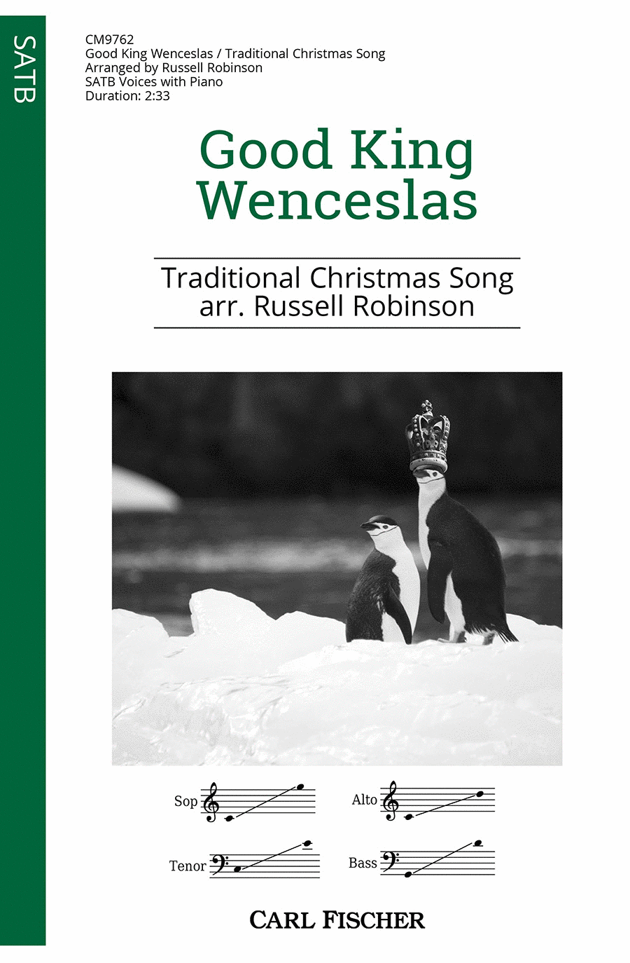 Good King Wenceslas 4-Part scores gallery preview page 1