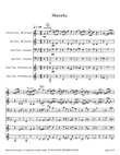 Mazurka by Chopin for Brass Quartet in Schools
