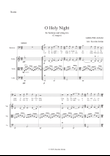 O Holy Night - for Baritone and String Trio in C-Major