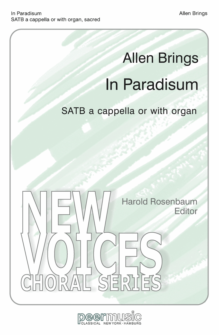In Paradisum 4-Part scores gallery preview page 1