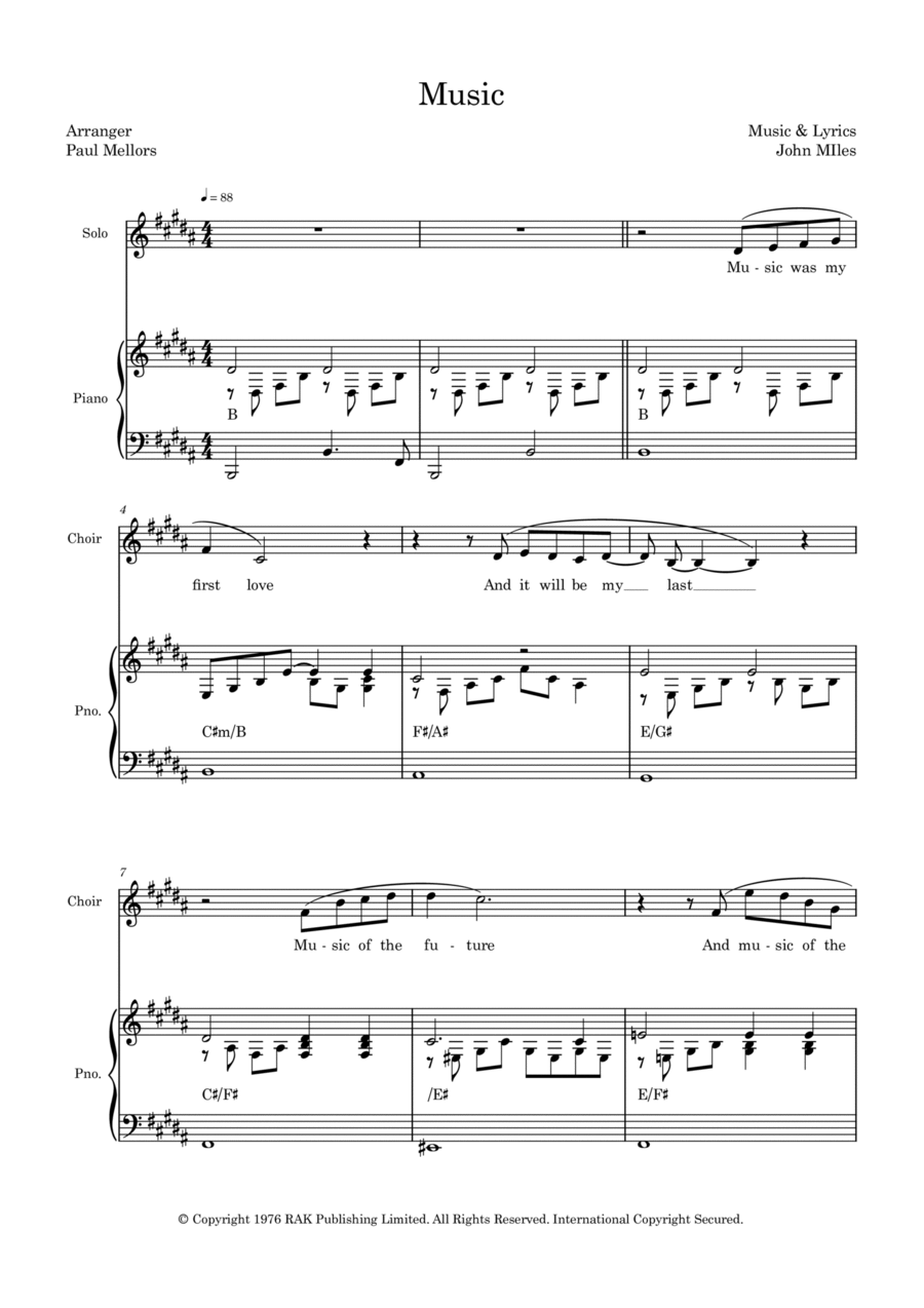 Music SSA scores gallery preview page 1