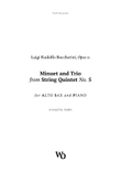 Minuet by Boccherini for Alto Sax