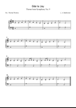 Ode to Joy - Beethoven (Beginner piano)