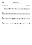 Ode to Joy - Beethoven (Cello Solo)