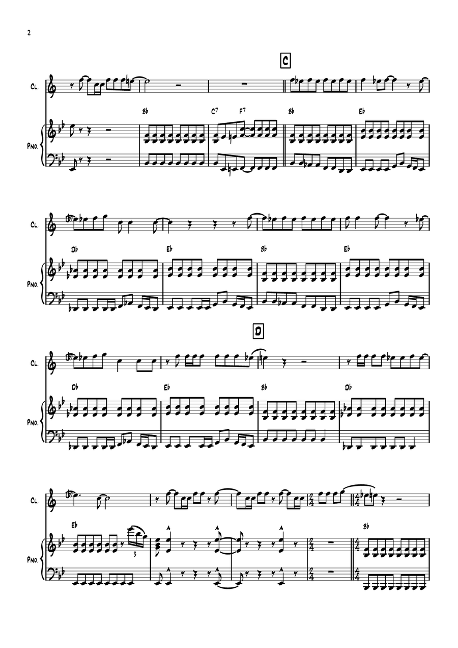 Back In The Ussr Back In The Ussr B-Flat Clarinet scores gallery preview page 2