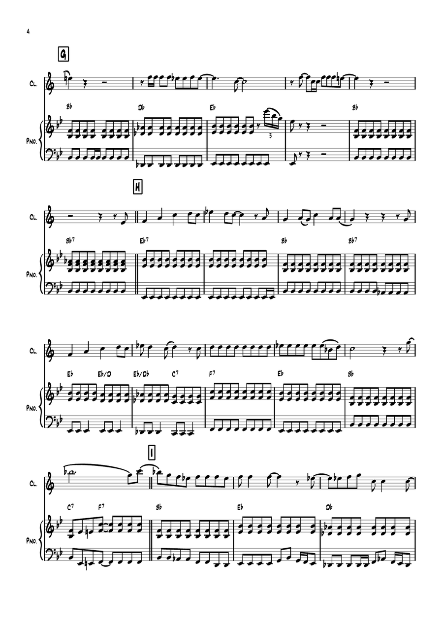 Back In The Ussr Back In The Ussr B-Flat Clarinet scores gallery preview page 4