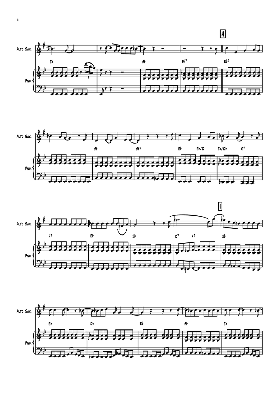 Back In The Ussr Back In The Ussr Alto Saxophone scores gallery preview page 4