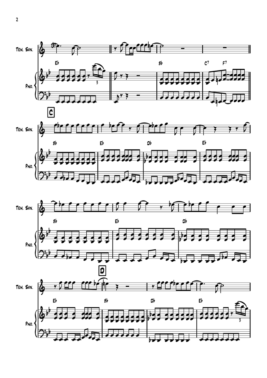 Back In The Ussr Back In The Ussr Tenor Saxophone scores gallery preview page 2