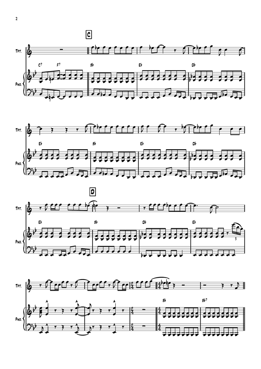 Back In The Ussr Back In The Ussr B-Flat Trumpet scores gallery preview page 2