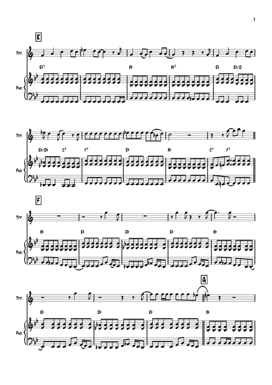 Back In The Ussr Back In The Ussr B-Flat Trumpet scores gallery preview page 3