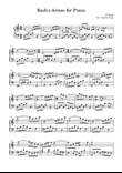 Bach's Arioso for Piano