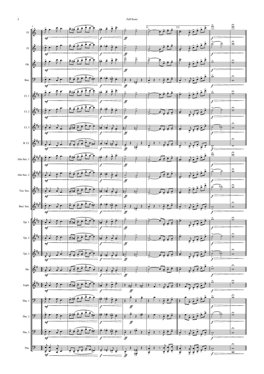 Hungarian Credo / Magyar Hiszekegy Hungarian Credo / Magyar Hiszekegy Concert Band scores gallery preview page 4