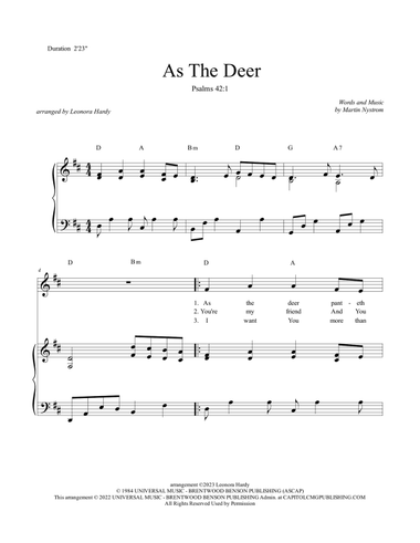 As The Deer
