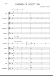 Anthem Of Gratitude - Score Only