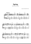Spring from 'The Four Seasons' by Vivaldi - Intermadiate Piano