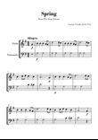 Spring from 'The Four Seasons' by Vivaldi - Easy Violin and Cello Duet