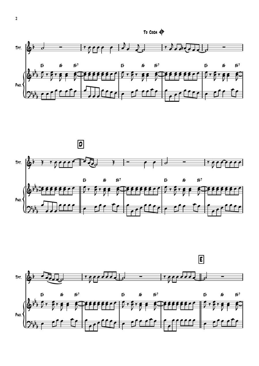 Twist And Shout B-Flat Trumpet scores gallery preview page 2