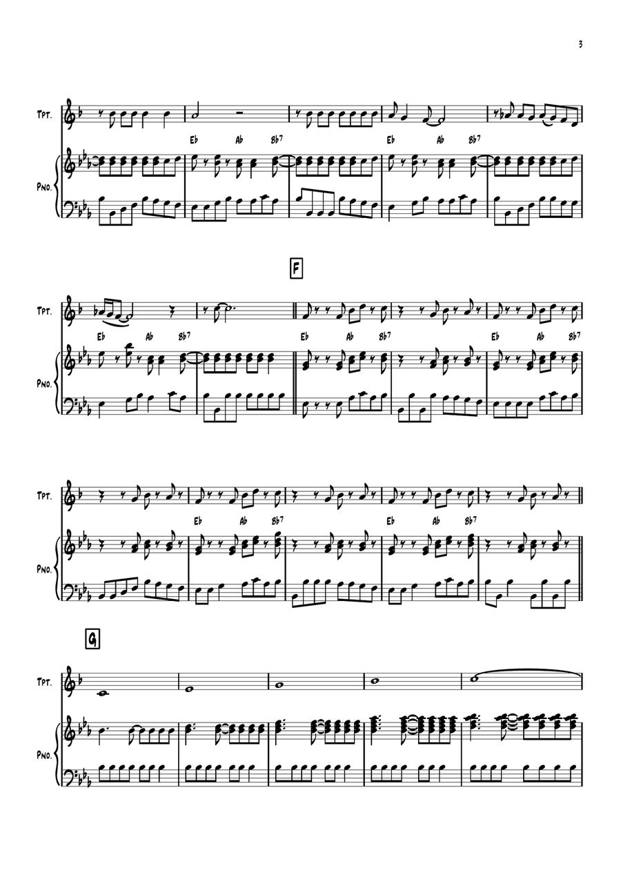 Twist And Shout B-Flat Trumpet scores gallery preview page 3