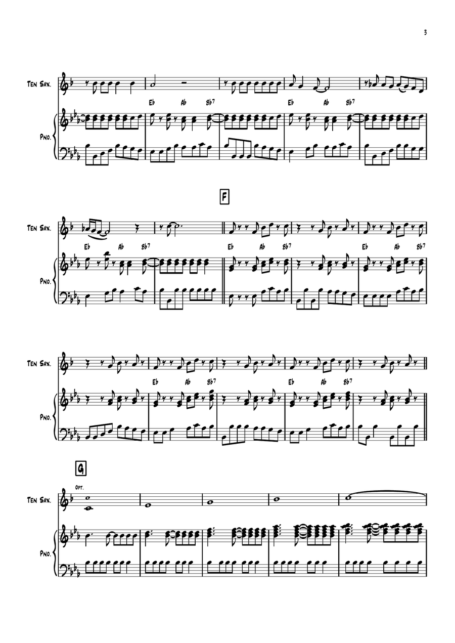 Twist And Shout Twist And Shout Tenor Saxophone scores gallery preview page 3