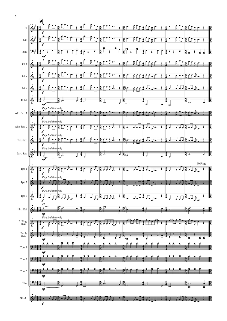 Csángó Anthem Csángó Anthem Concert Band scores gallery preview page 4