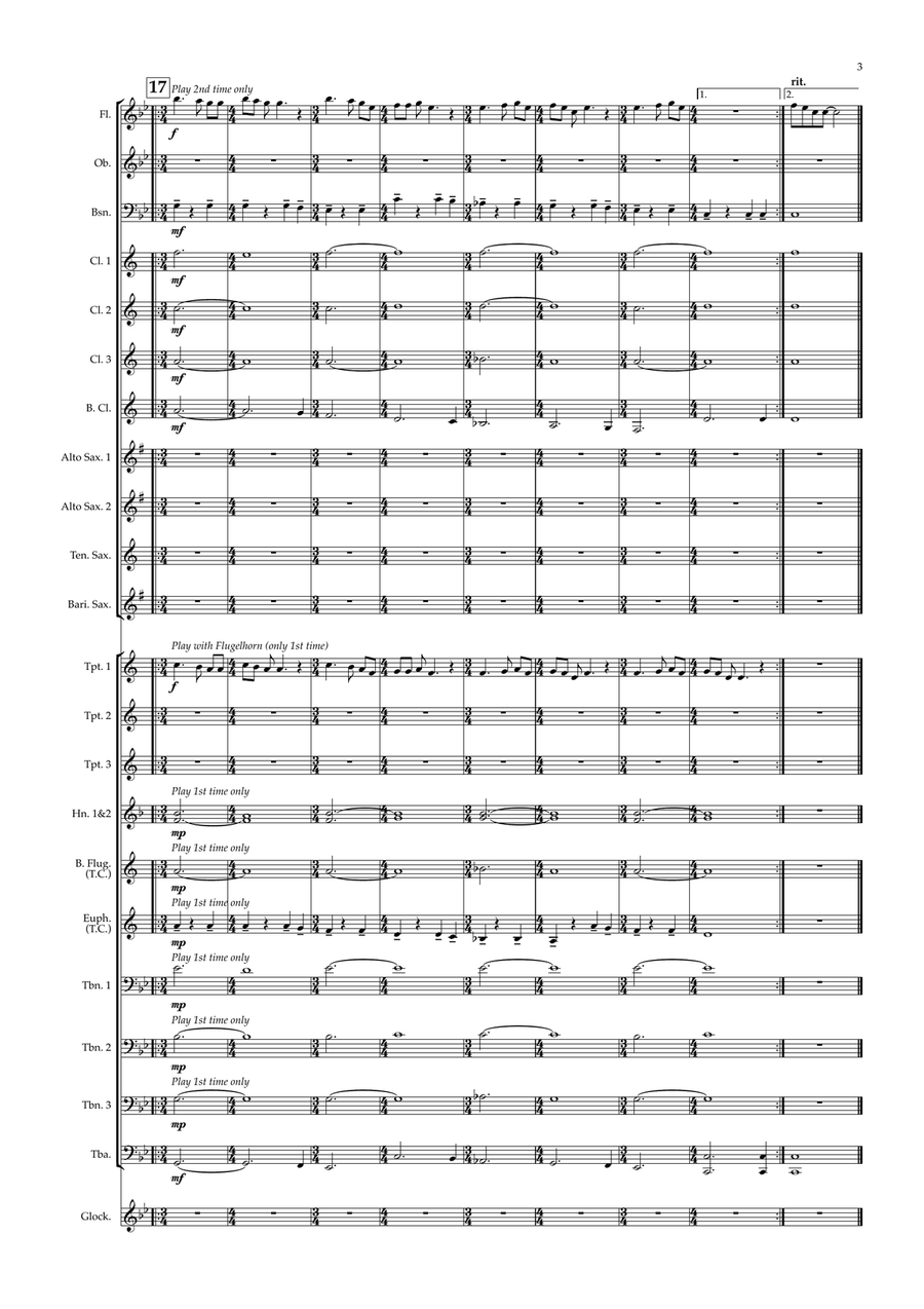 Csángó Anthem Csángó Anthem Concert Band scores gallery preview page 5