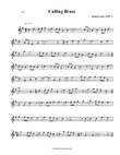 Calling Brass (Opus 599) for Alto Recorder