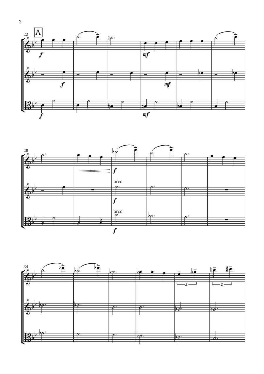 Ciao Papa Ciao Papa String Trio scores gallery preview page 2