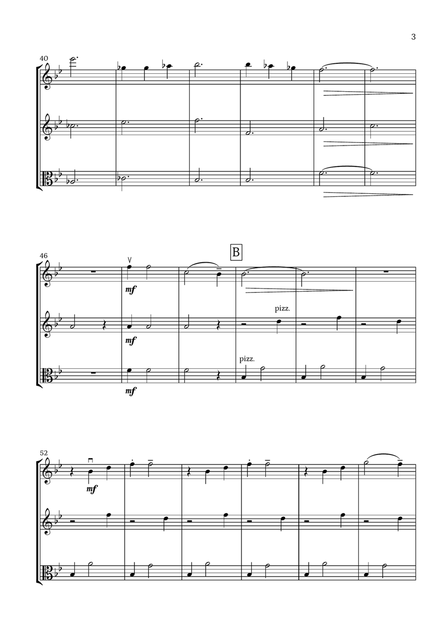 Ciao Papa Ciao Papa String Trio scores gallery preview page 3