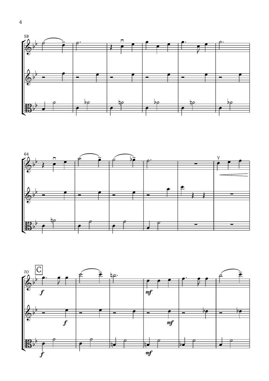 Ciao Papa Ciao Papa String Trio scores gallery preview page 4