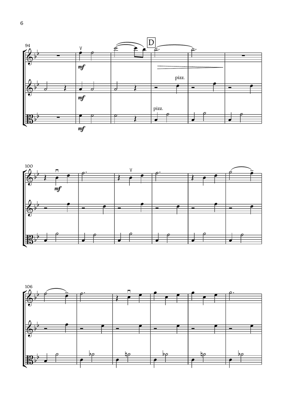 Ciao Papa Ciao Papa String Trio scores gallery preview page 6