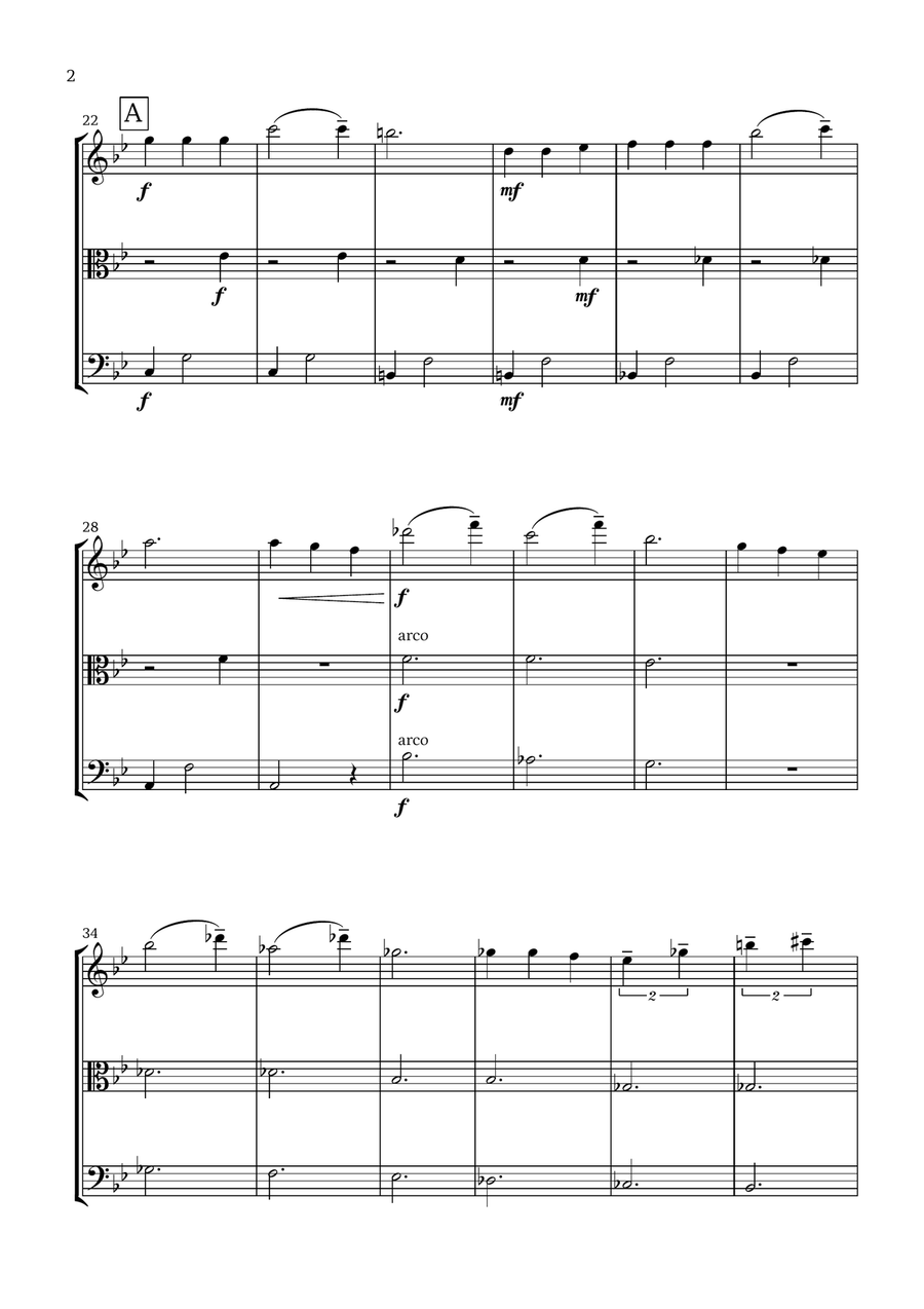 Ciao Papa Ciao Papa String Trio scores gallery preview page 2