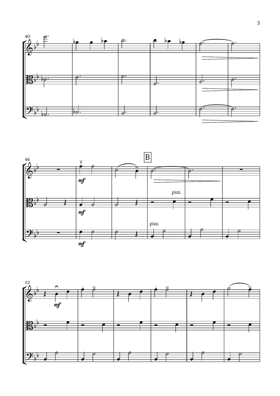 Ciao Papa Ciao Papa String Trio scores gallery preview page 3