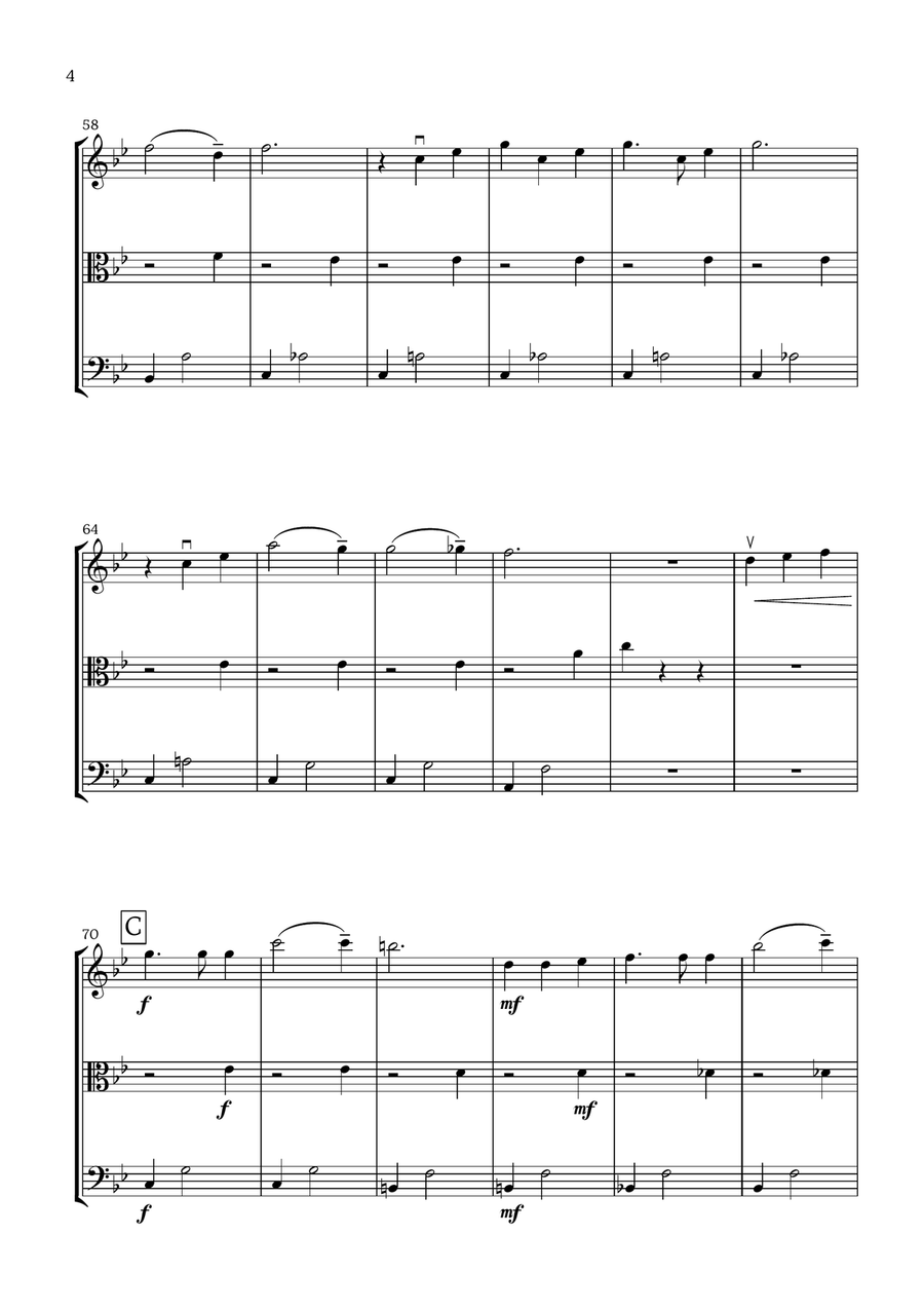 Ciao Papa Ciao Papa String Trio scores gallery preview page 4