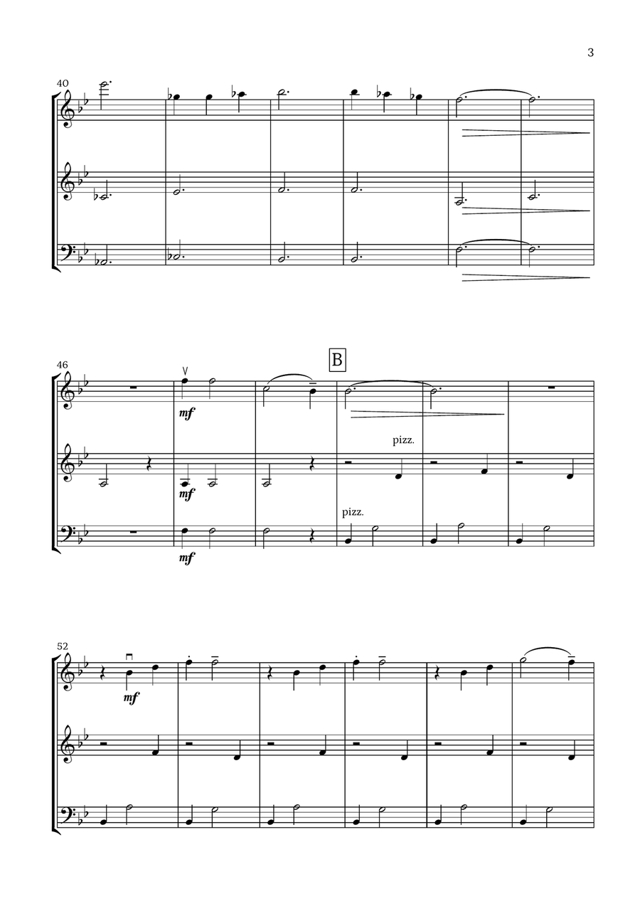 Ciao Papa Ciao Papa String Trio scores gallery preview page 3