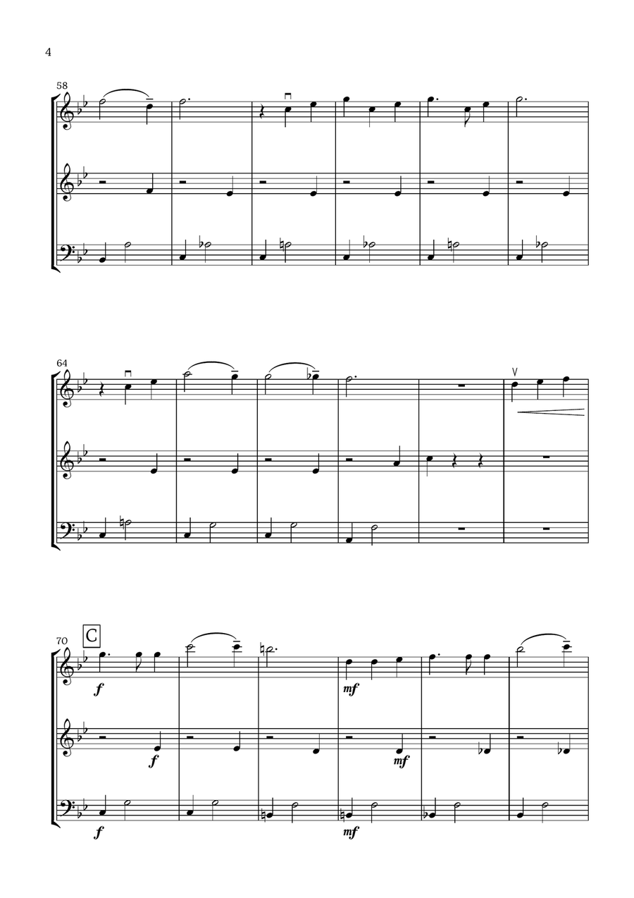Ciao Papa Ciao Papa String Trio scores gallery preview page 4