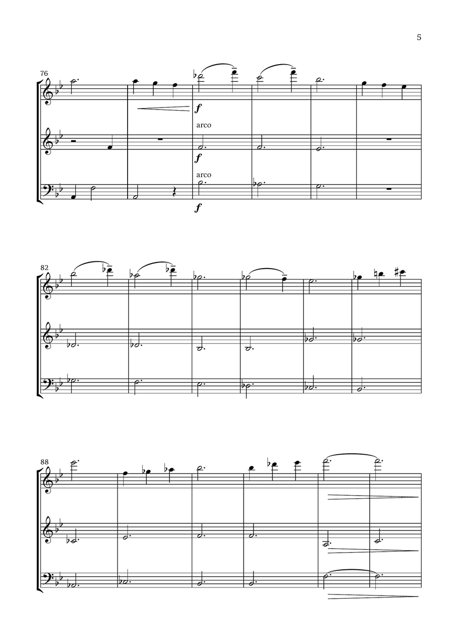 Ciao Papa Ciao Papa String Trio scores gallery preview page 5